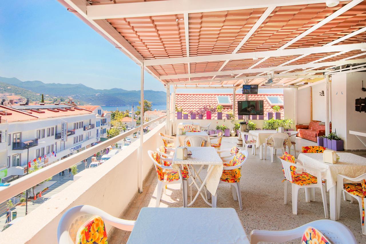 Saray Pansiyon Kaş Esterno foto